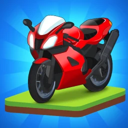 أيقونة Merge Bike game Idle Tycoon