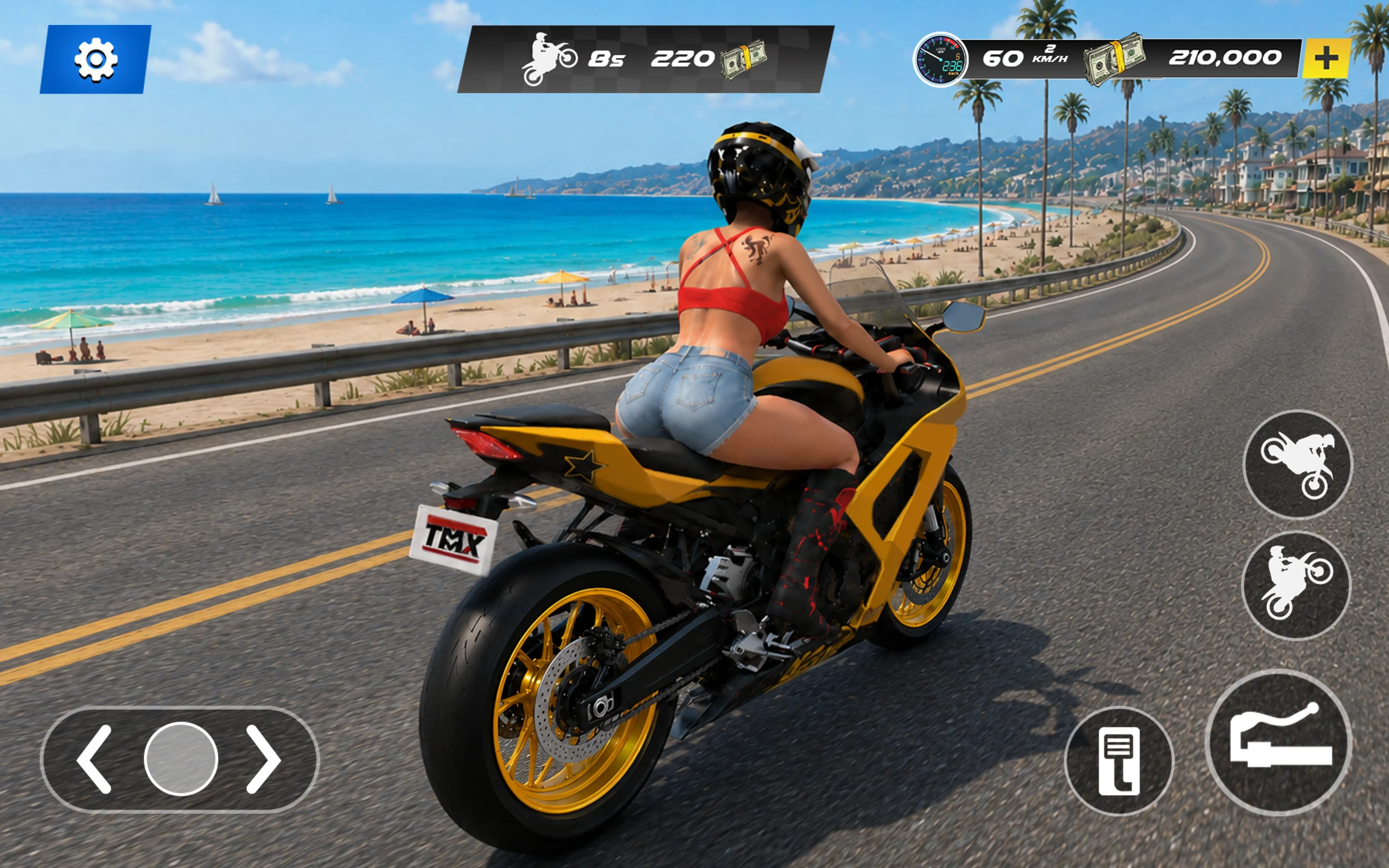Bike Wheelie 3D Motor Stunt screenshot