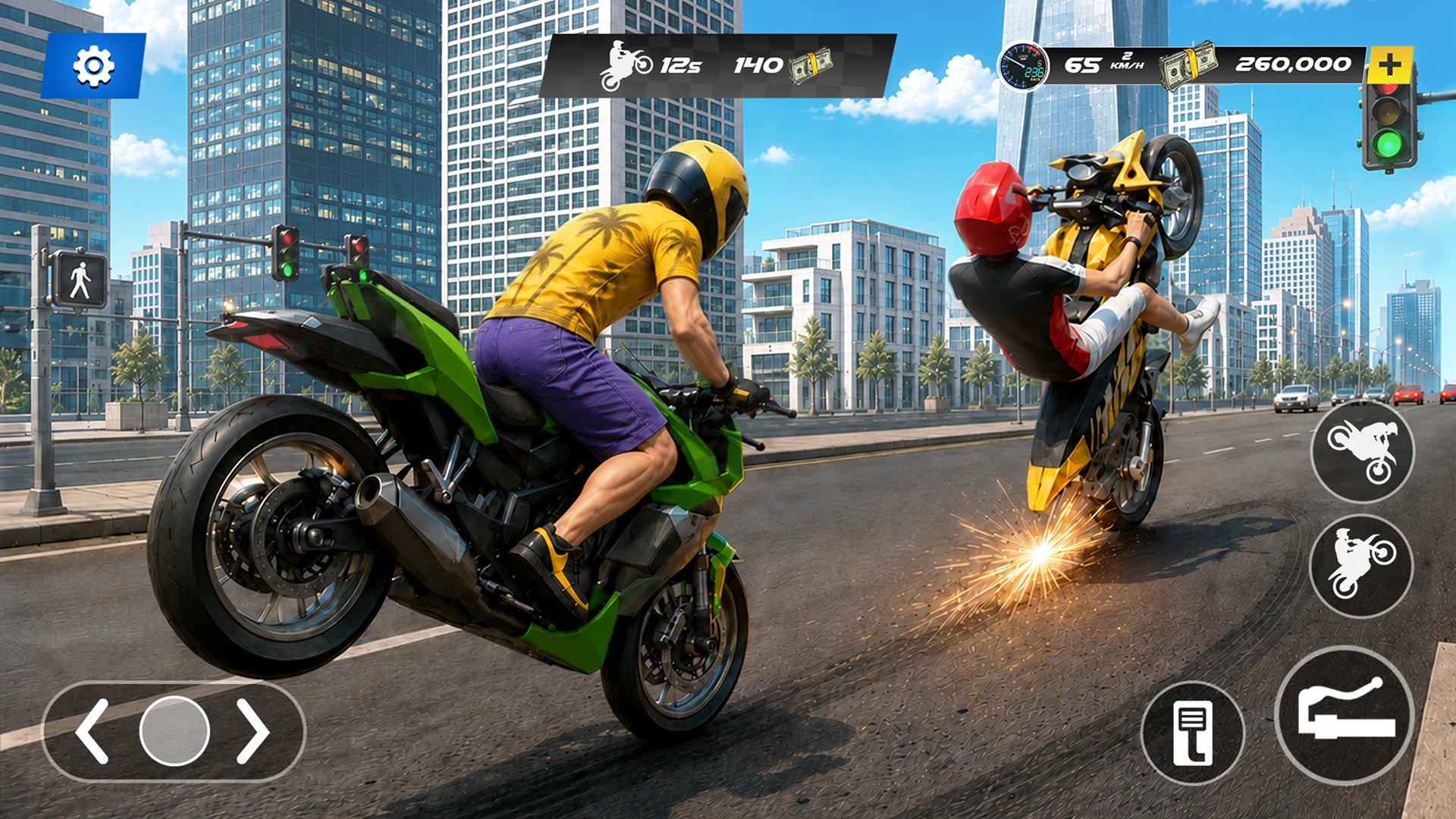 Bike Wheelie 3D Motor Stunt screenshot